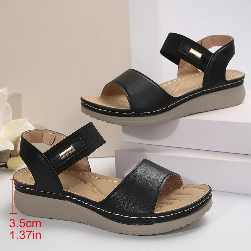 Paige - Sandales compensées confort rembourrées