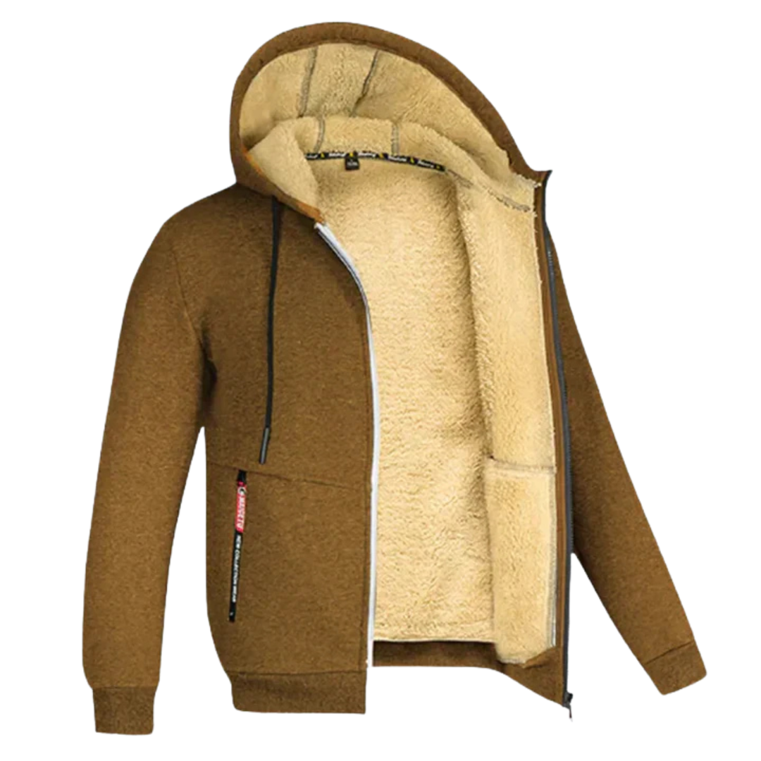 Luigi | Veste en polaire pour homme avec capuche