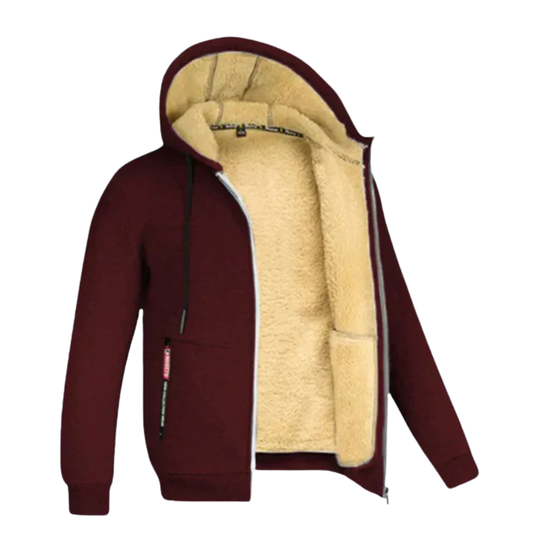Luigi | Veste en polaire pour homme avec capuche