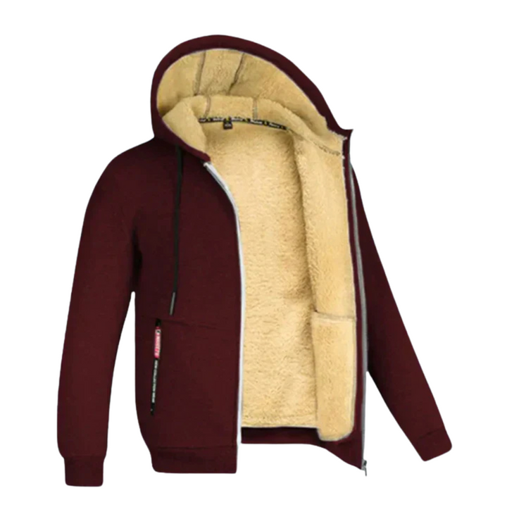 Luigi | Veste en polaire pour homme avec capuche