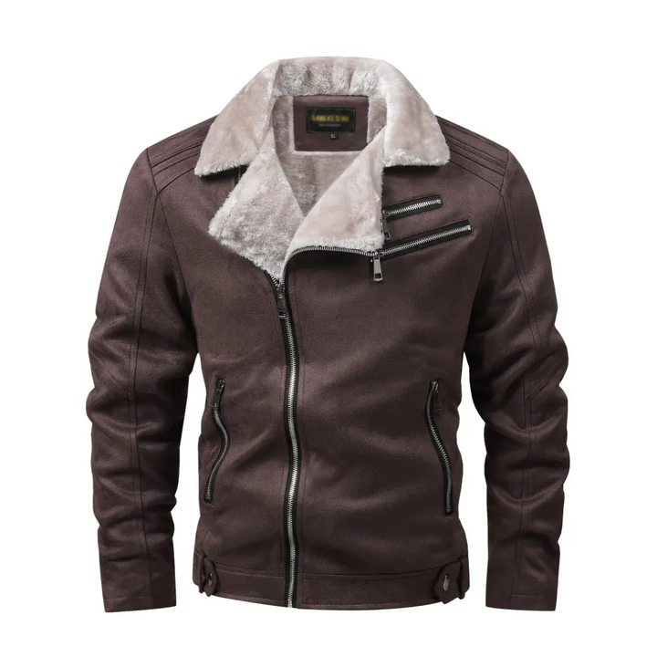 Renato | Veste d'hiver en cuir Zayn