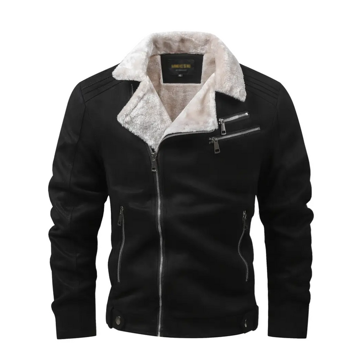 Renato | Veste d'hiver en cuir Zayn