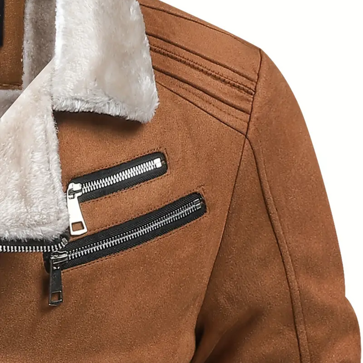 Renato | Veste d'hiver en cuir Zayn