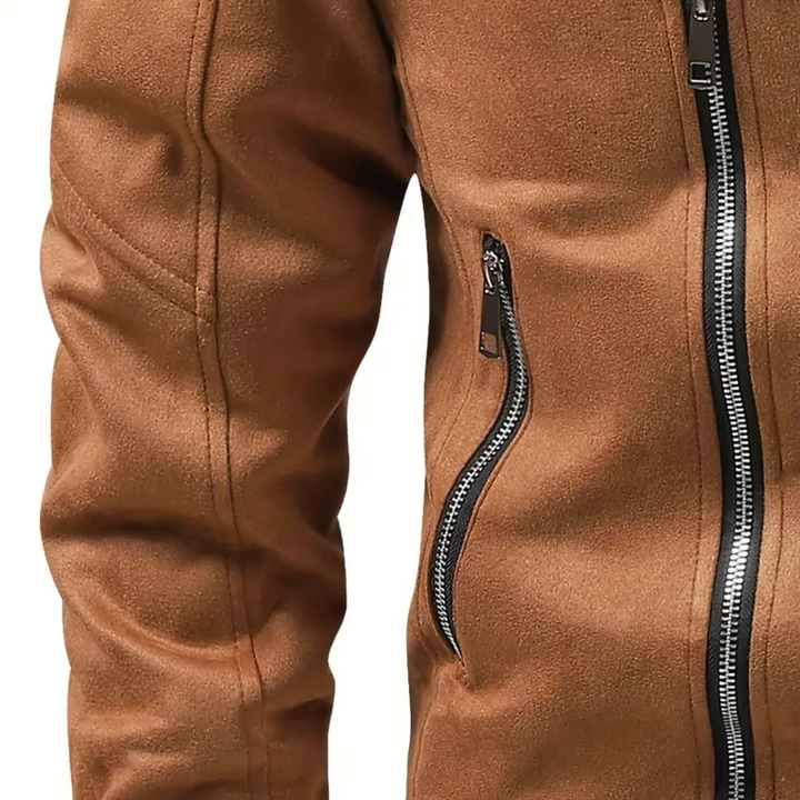 Renato | Veste d'hiver en cuir Zayn