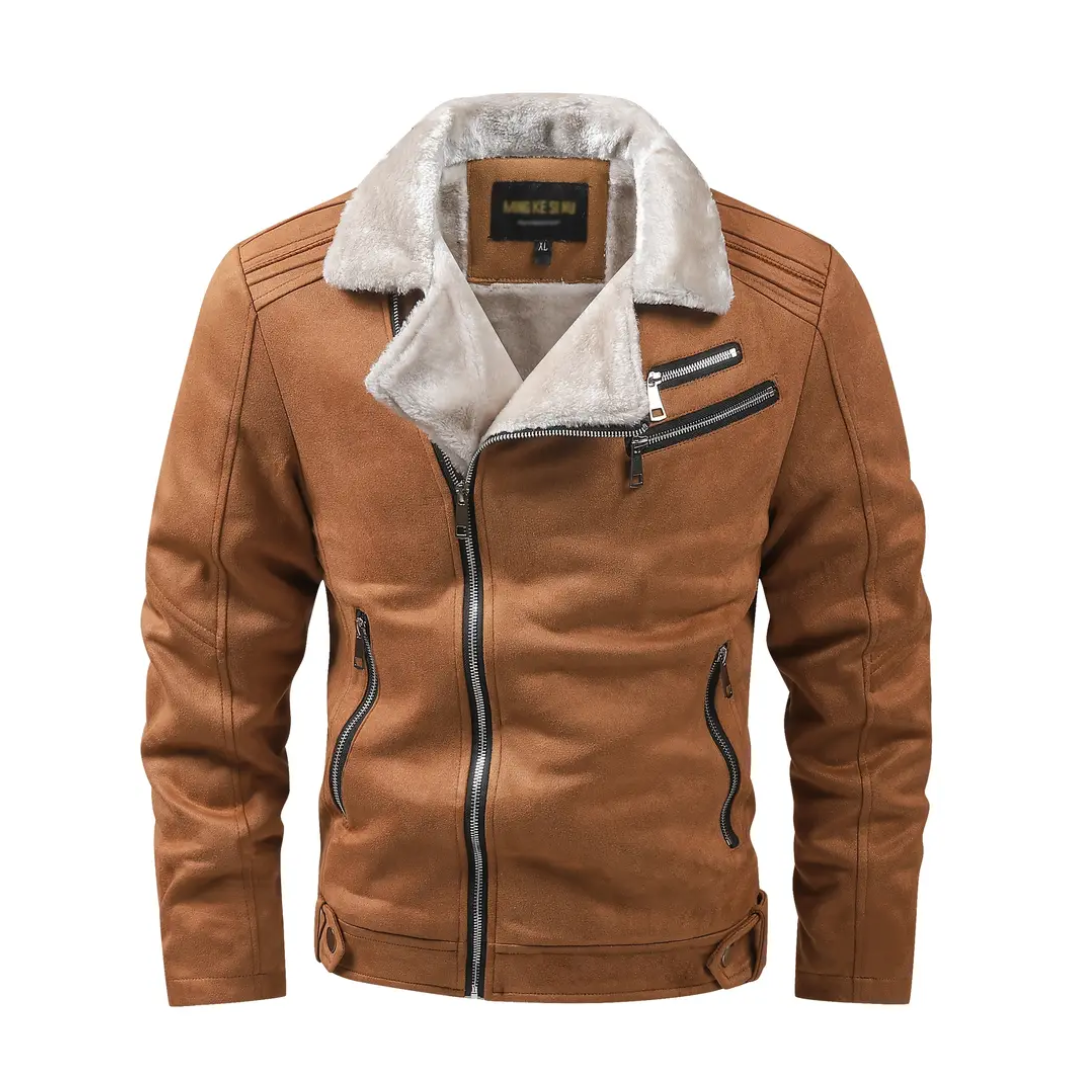 Renato | Veste d'hiver en cuir Zayn