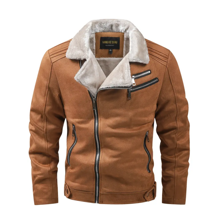 Renato | Veste d'hiver en cuir Zayn