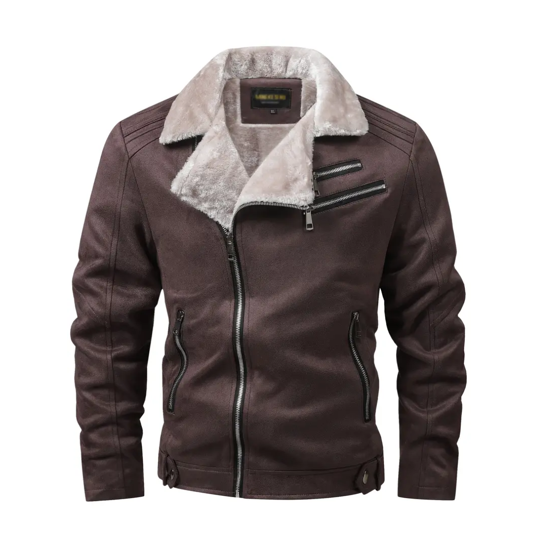 Renato | Veste d'hiver en cuir Zayn