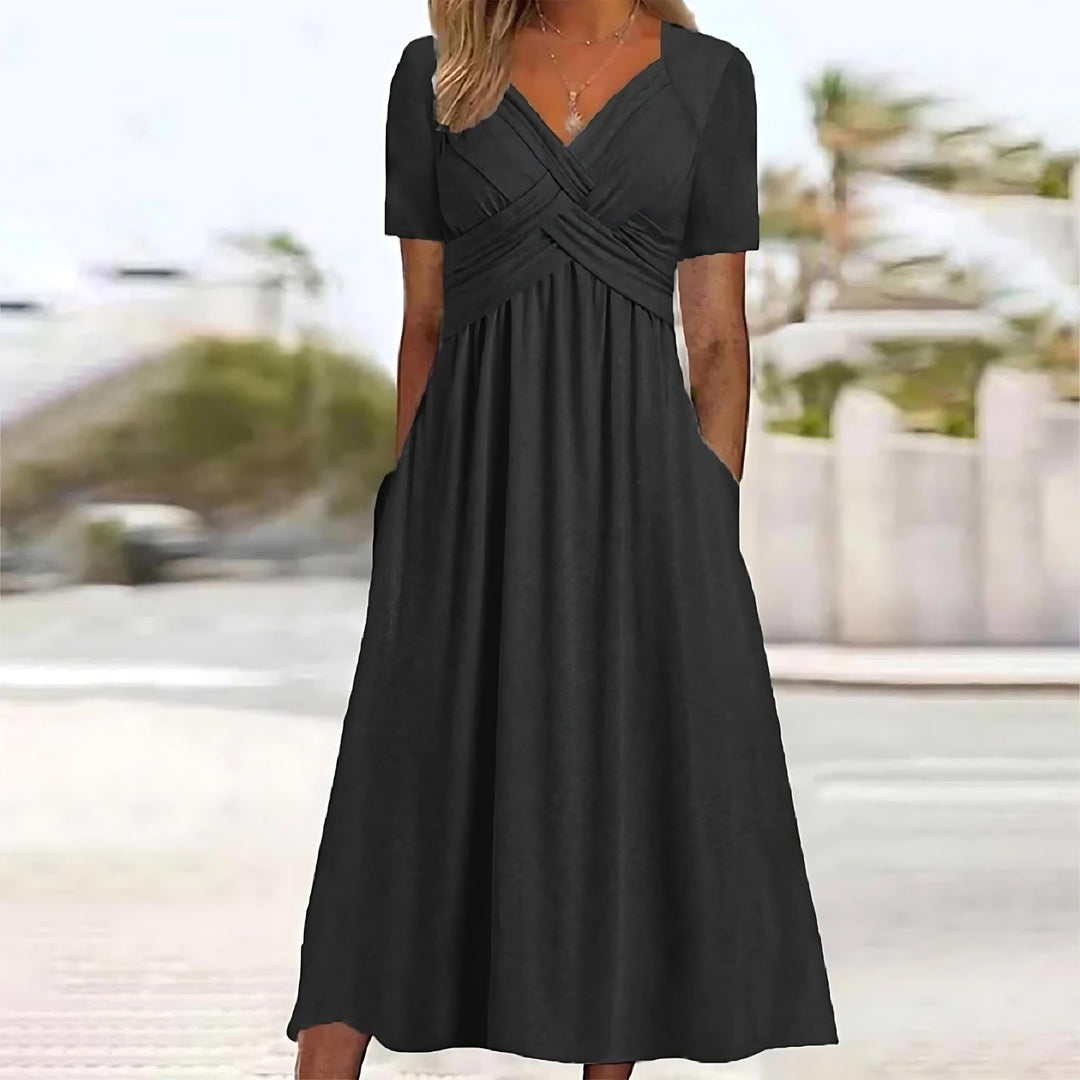 Nadine - Robe longue stylée