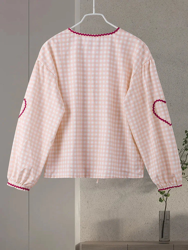 MILA - Blouse en forme de cœur