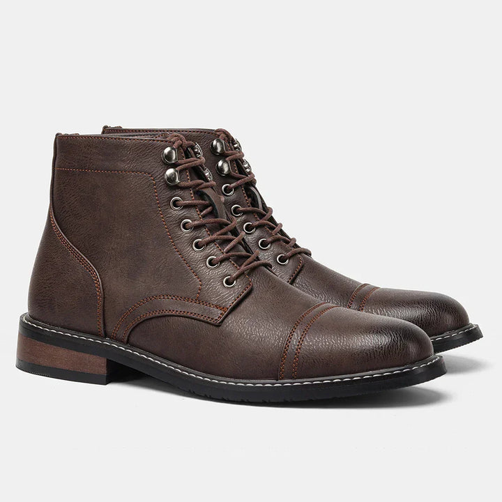 Keith | Bottes Derby Vintage avec Tête de Semelle