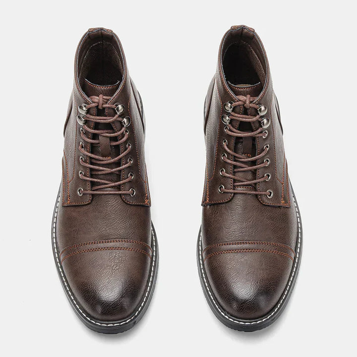 Keith | Bottes Derby Vintage avec Tête de Semelle