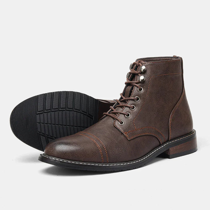 Keith | Bottes Derby Vintage avec Tête de Semelle