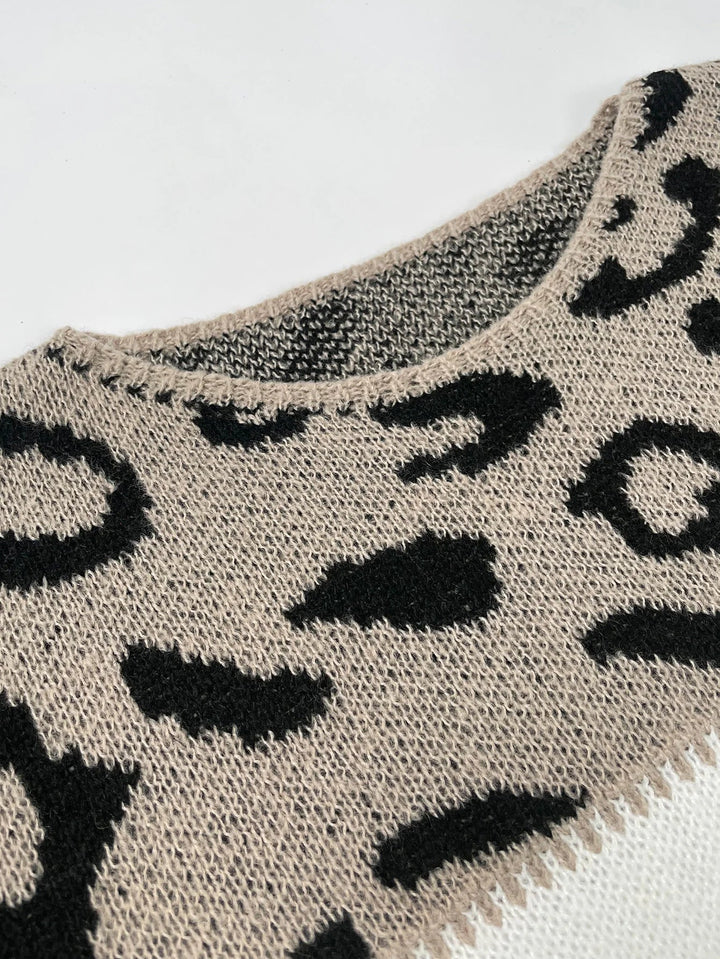 Lena | Pull en imprimé léopard