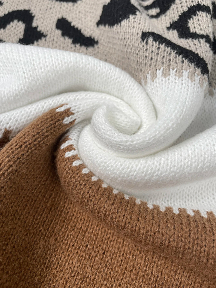 Lena | Pull en imprimé léopard