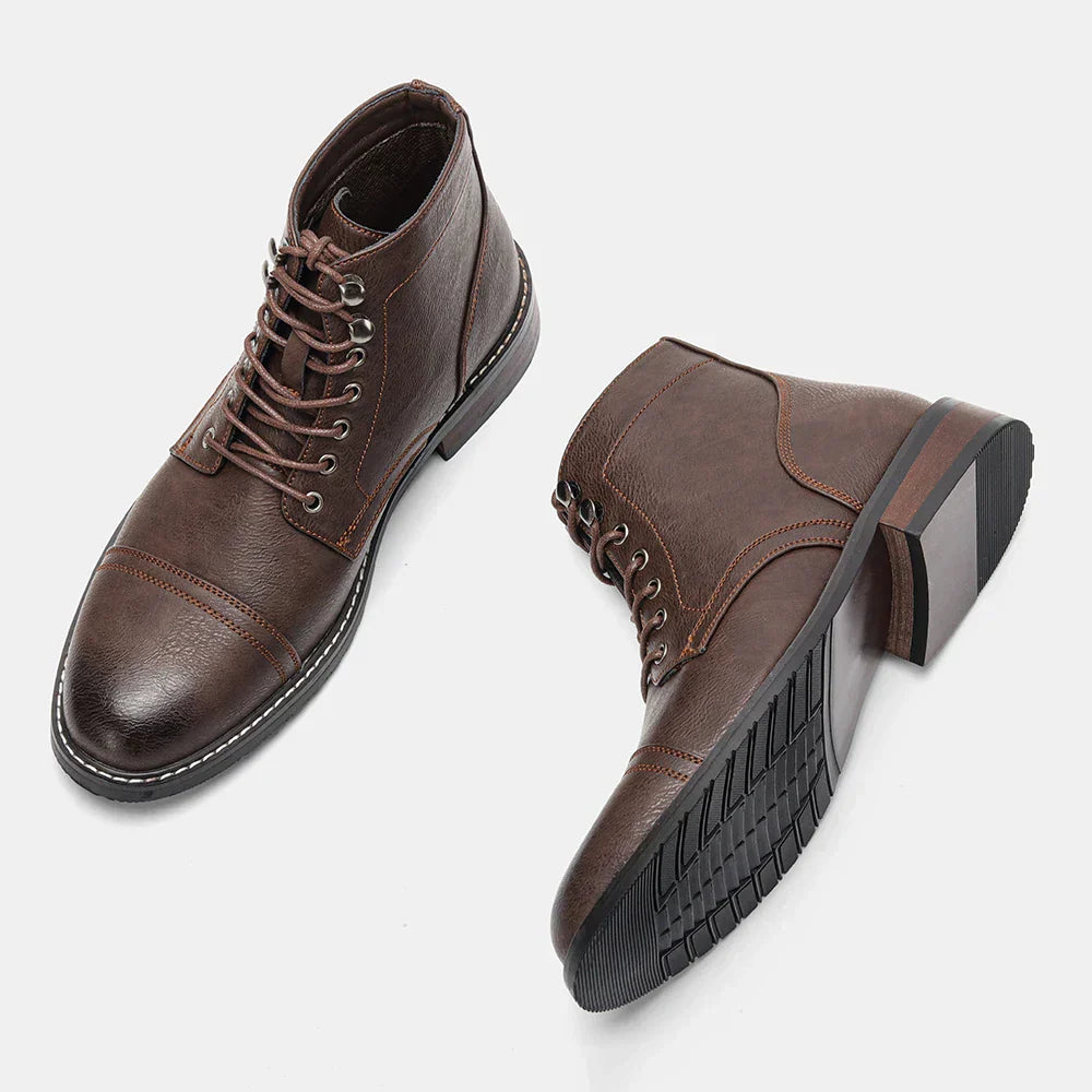 Keith | Bottes Derby Vintage avec Tête de Semelle