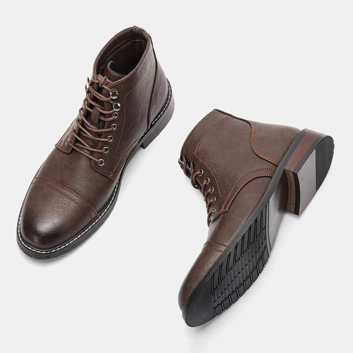 Keith | Bottes Derby Vintage avec Tête de Semelle