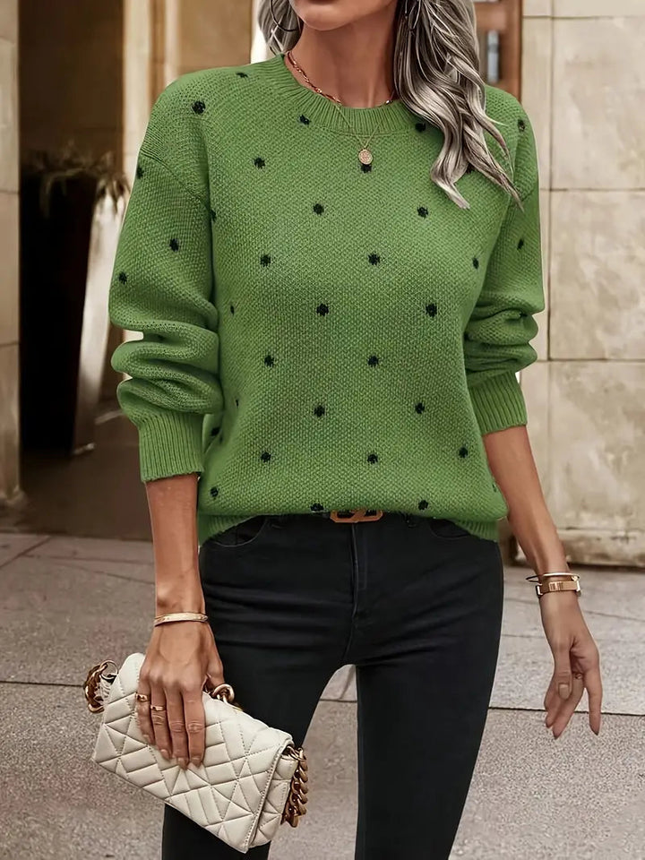 Victoria - Pull en polka dots élégant