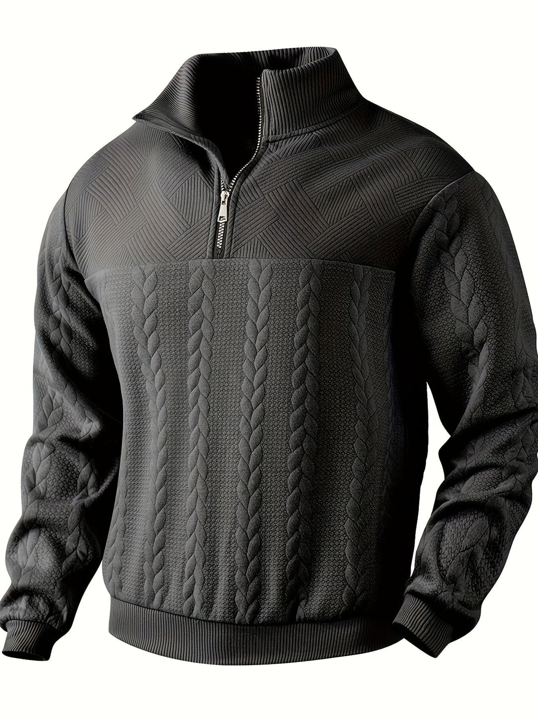 Jérémy | Gilet zippé en maille côtelée