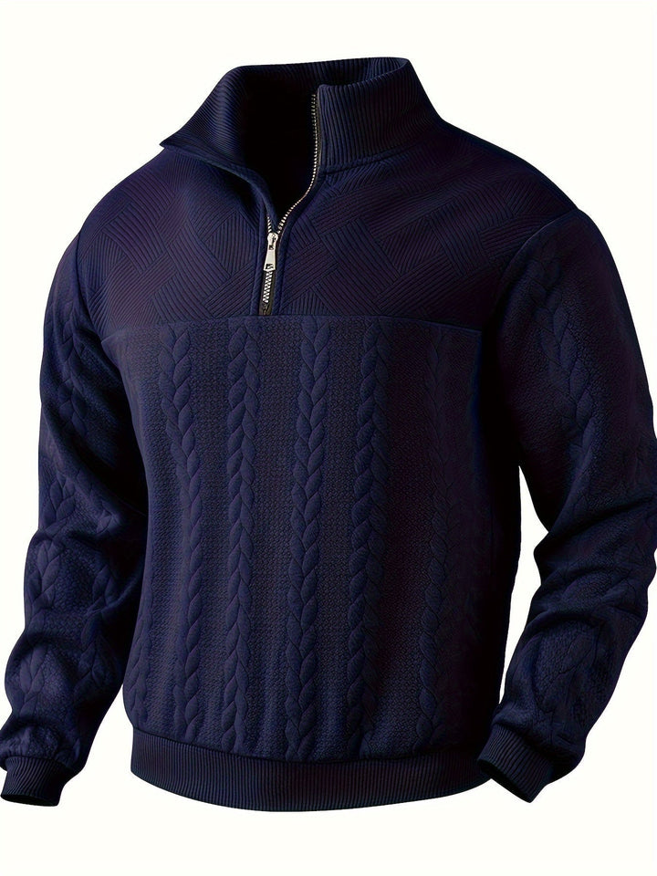 Jérémy | Gilet zippé en maille côtelée